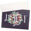 Graphique Merry Christmas Holiday Cards | Pack of 15 Cards with Envelopes | Christmas Greetings | Gold Foil Accents | Boxed Set | 4.75″ x 6.625″(Classic Wreath)