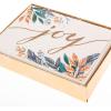 Graphique Merry Christmas Holiday Cards | Pack of 15 Cards with Envelopes | Christmas Greetings | Gold Foil Accents | Boxed Set | 4.75″ x 6.625″(Joy Script)