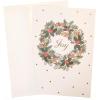 Graphique Merry Christmas Holiday Cards | Pack of 15 Cards with Envelopes | Christmas Greetings | Gold Foil Accents | Boxed Set | 4.75″ x 6.625″(Joy Wreath with Gold Foil)