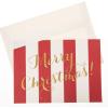 Graphique Merry Christmas Holiday Cards | Pack of 15 Cards with Envelopes | Christmas Greetings | Gold Foil Accents | Boxed Set | 4.75″ x 6.625″(Merry Christmas)