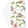 Graphique Santa Bill Money Holder | Pack of 15 Cards with Envelopes | Cash or Gift Card Holder | Christmas Greetings | Green Foil Accents | Boxed Set | 3.75″ x 7.25″(Winter Berries)