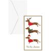 Graphique Santa Bill Money Holder | Pack of 15 Cards with Envelopes | Cash or Gift Card Holder | Christmas Greetings | Green Foil Accents | Boxed Set | 3.75″ x 7.25″(Tis the Season)