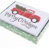 Graphique Santa Train Holiday Cards – Pack of 15 Cards with Envelopes – Christmas Greetings – Glitter and Gold Foil Accents – Boxed Set – 4.75″ x 6.625″(Plaid Truck)