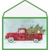 Graphique Tree Farm Holiday Cards | Pack of 15 Cards with Envelopes | Christmas Greetings | Glitter Accents | Boxed Set | 4.25″ x 5.5″