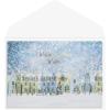 Graphique White Snowflakes Classic Boxed Cards – Set of 15 Cards with Envelopes and Decorated Storage Box – Whimsical Holiday Scene with Copper Foil Accents – Cards Measure 4.75″ x 6.625”(Christmas Village)