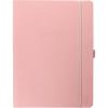 Graphique Apollo Vegan Leather Journal, Hardcover Diary Notebook for Writing, 192 Lined Pages, 6” x 8”(Pink)
