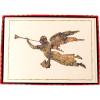 Graphique Chabot Angel Holiday Cards | Pack of 15 Cards with Envelopes | Christmas Greetings | Gold Foil and Embossing | Boxed Set | 4.75″ x 6.625″