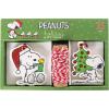 Graphique La Petite Noel Holiday Gift Tag Boxed Set | 16 Tags with Hanging Twine | 2 Unique Christmas Designs with Gold Foil Accents | Gift Boxes and Bags(Snoopy)