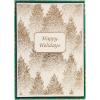Graphique Merry Christmas Holiday Cards | Pack of 15 Cards with Envelopes | Christmas Greetings | Gold Foil Accents | Boxed Set | 4.75″ x 6.625″(Gold Dotted Trees)