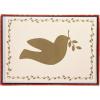 Graphique Merry Christmas Holiday Cards | Pack of 15 Cards with Envelopes | Christmas Greetings | Gold Foil Accents | Boxed Set | 4.75″ x 6.625″(Hammered Dove)
