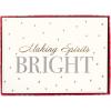 Graphique Merry Christmas Holiday Cards | Pack of 15 Cards with Envelopes | Christmas Greetings | Gold Foil Accents | Boxed Set | 4.75″ x 6.625″(Spirits Bright)