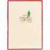 Graphique Peanuts Tree Christmas Cards, Pack of 15 Cards with Envelopes, Blank Inside, La Petite Press Collection Boxed Set, 3.25″ x 4.75″(Bike with Basket)