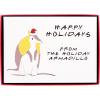 Graphique Santa Train Holiday Cards – Pack of 15 Cards with Envelopes – Christmas Greetings – Glitter and Gold Foil Accents – Boxed Set – 4.75″ x 6.625″(Holiday Armadillo)