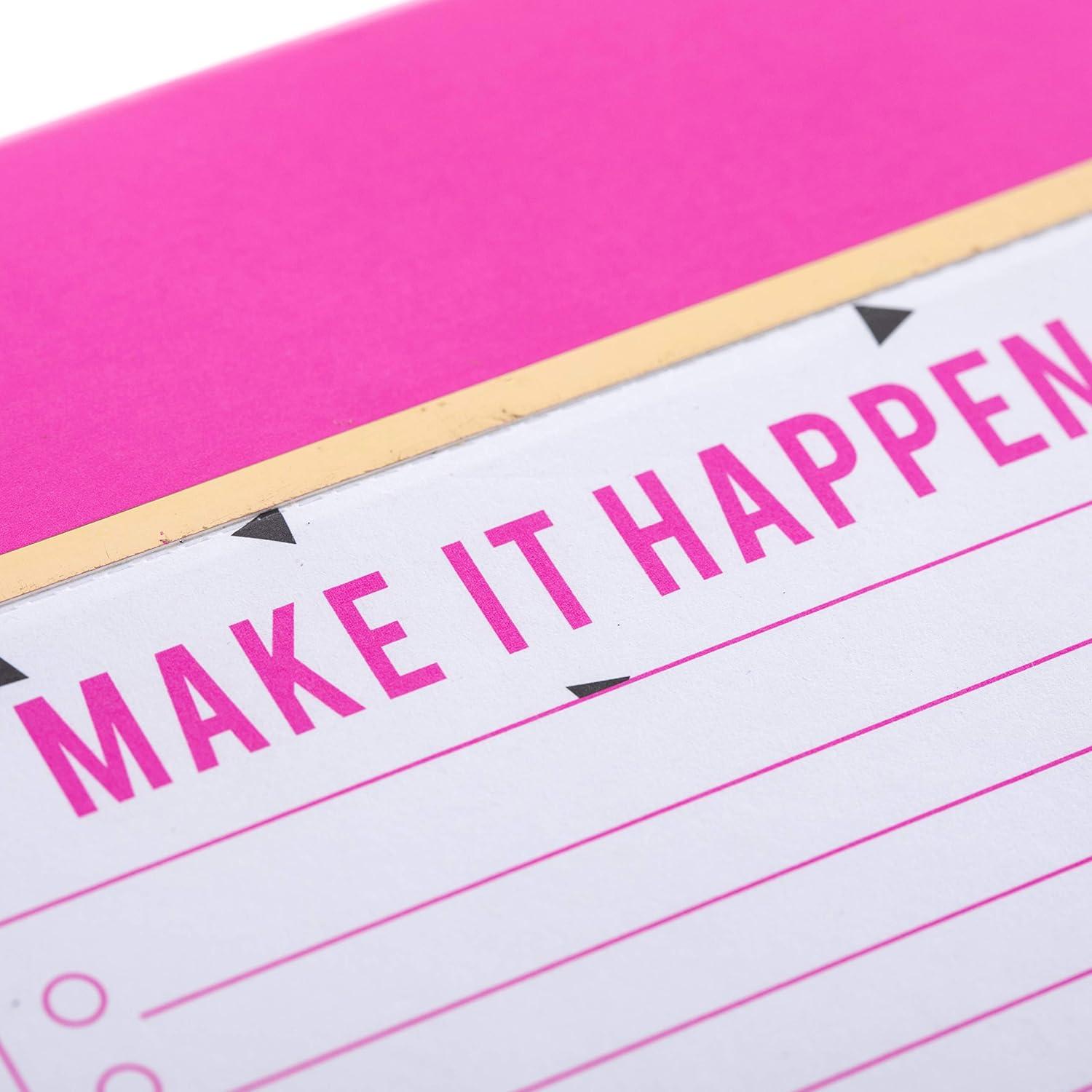 imageGraphique Peanuts Gang Jotter Notepad Pad of Paper w 250 Tearable Ruled Pages Featuring Cute Snoopy and Gang Design Great for Kitchen Counters Nightstands Desks and More 45quot x 55quot x 1quotMake It Happen