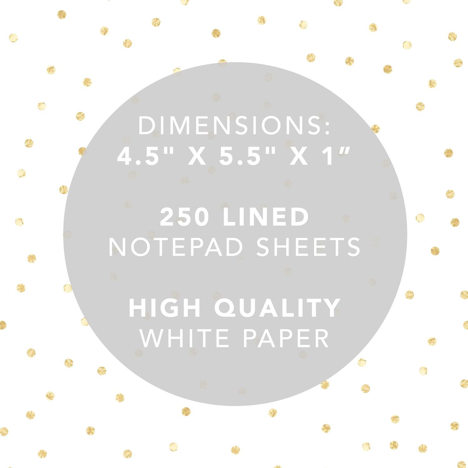 imageGraphique Peanuts Gang Jotter Notepad Pad of Paper w 250 Tearable Ruled Pages Featuring Cute Snoopy and Gang Design Great for Kitchen Counters Nightstands Desks and More 45quot x 55quot x 1quotPeanuts Gang