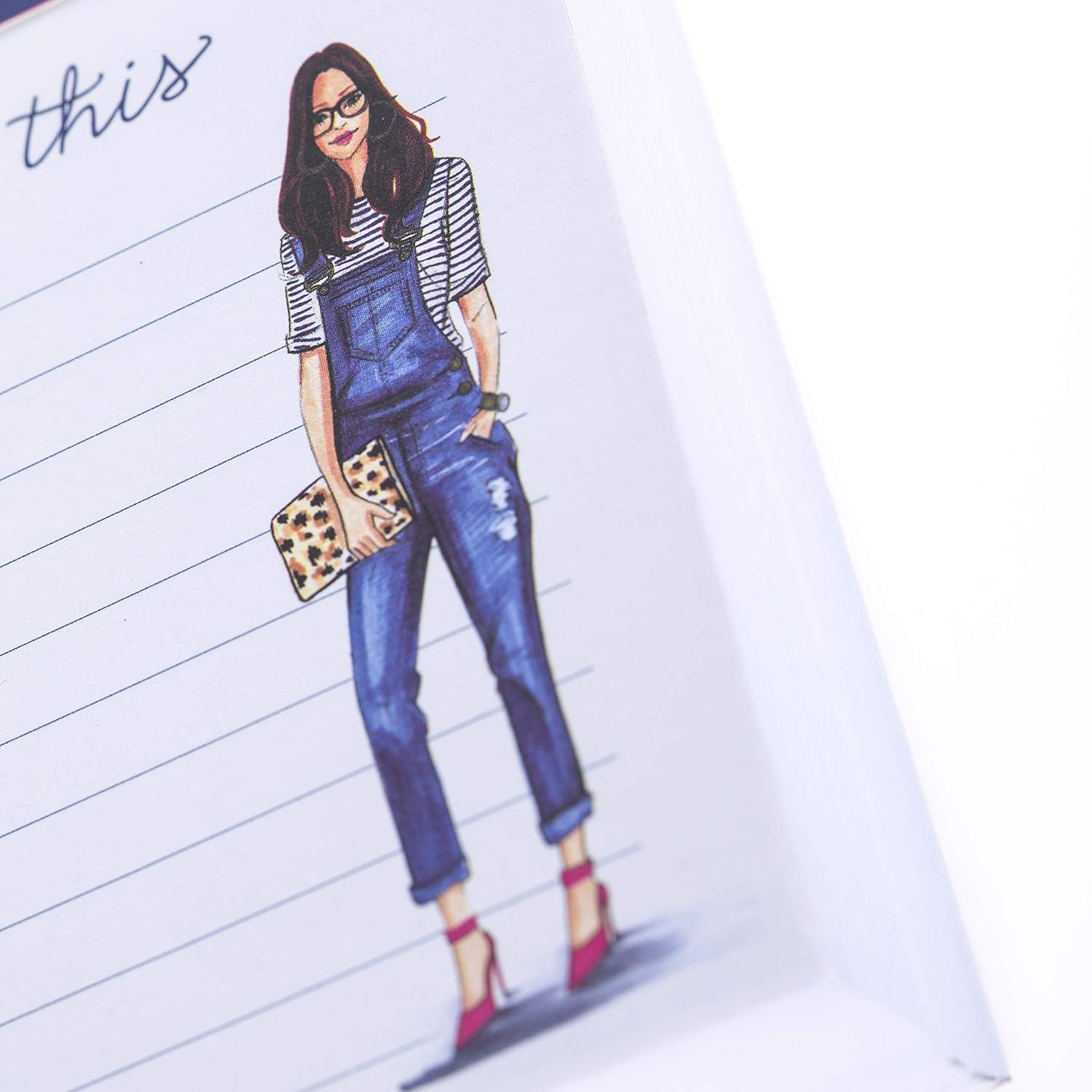 imageGraphique Peanuts Gang Jotter Notepad Pad of Paper w 250 Tearable Ruled Pages Featuring Cute Snoopy and Gang Design Great for Kitchen Counters Nightstands Desks and More 45quot x 55quot x 1quotOveralls