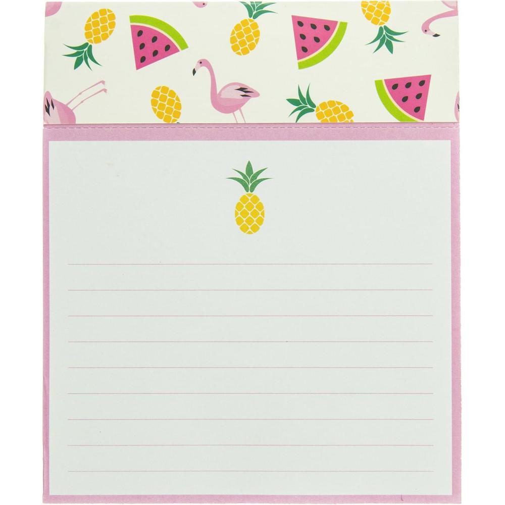 imageGraphique Peanuts Gang Jotter Notepad Pad of Paper w 250 Tearable Ruled Pages Featuring Cute Snoopy and Gang Design Great for Kitchen Counters Nightstands Desks and More 45quot x 55quot x 1quotSummer Pineapple