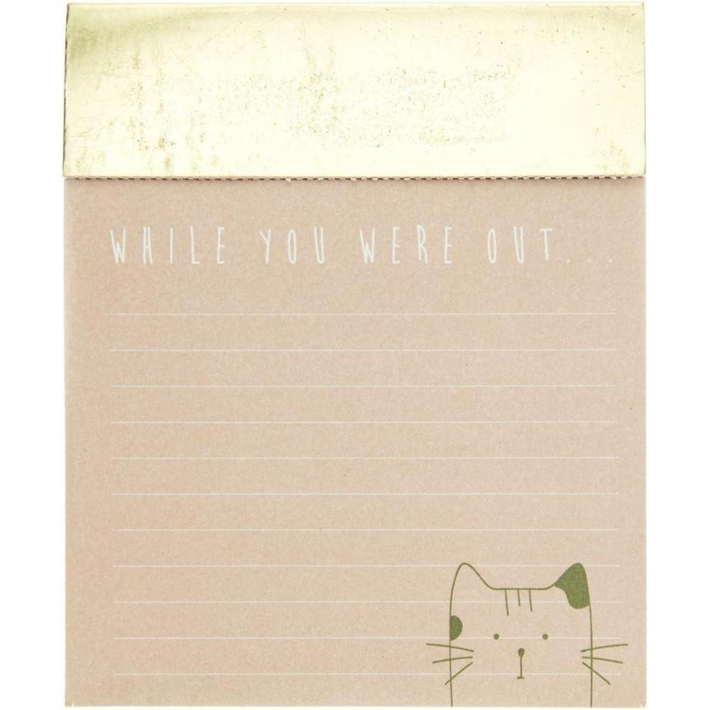 imageGraphique Peanuts Gang Jotter Notepad Pad of Paper w 250 Tearable Ruled Pages Featuring Cute Snoopy and Gang Design Great for Kitchen Counters Nightstands Desks and More 45quot x 55quot x 1quotWhile You Were Out