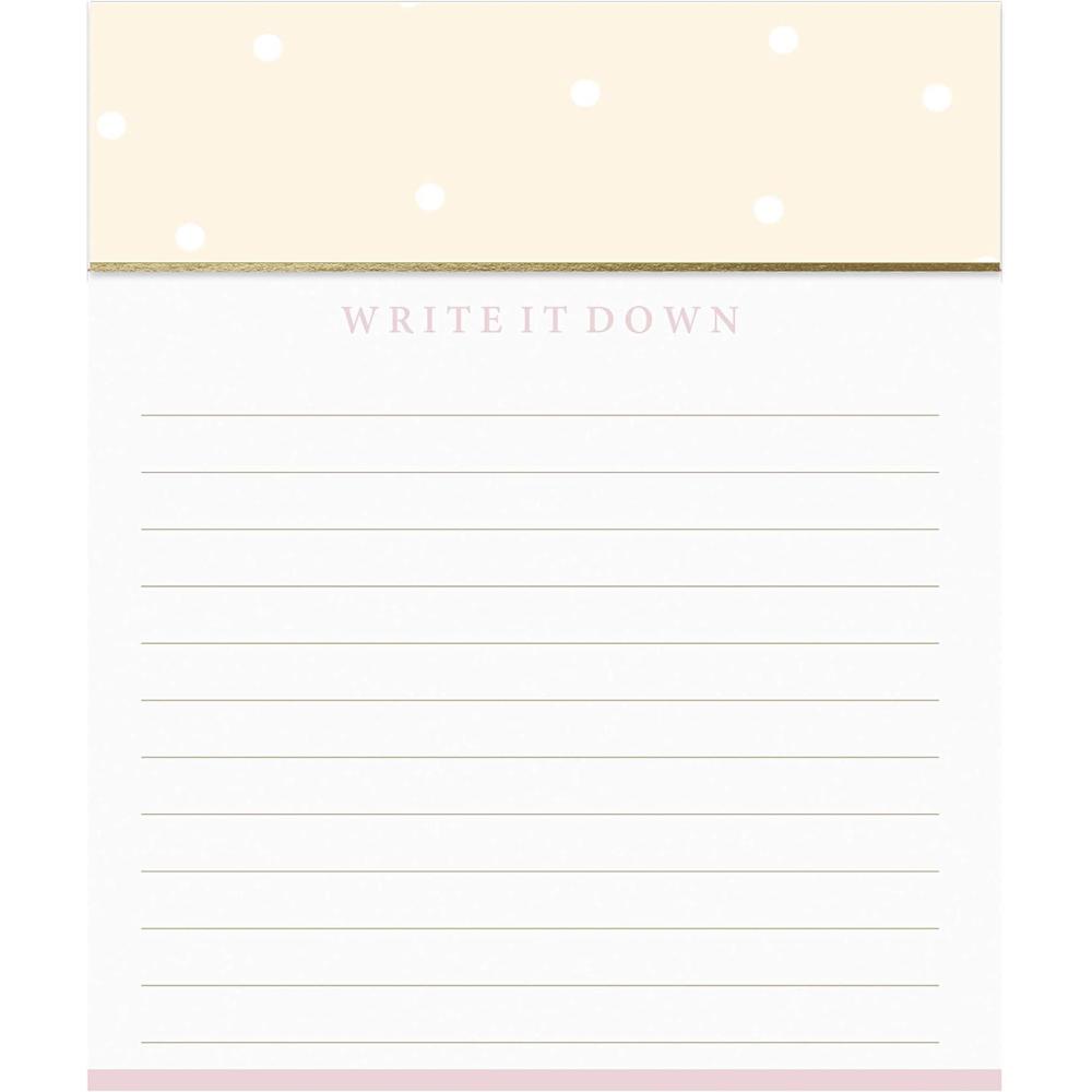 imageGraphique Peanuts Gang Jotter Notepad Pad of Paper w 250 Tearable Ruled Pages Featuring Cute Snoopy and Gang Design Great for Kitchen Counters Nightstands Desks and More 45quot x 55quot x 1quotWrite it Down