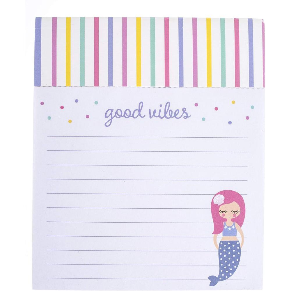 imageGraphique Peanuts Gang Jotter Notepad Pad of Paper w 250 Tearable Ruled Pages Featuring Cute Snoopy and Gang Design Great for Kitchen Counters Nightstands Desks and More 45quot x 55quot x 1quotGood Vibes