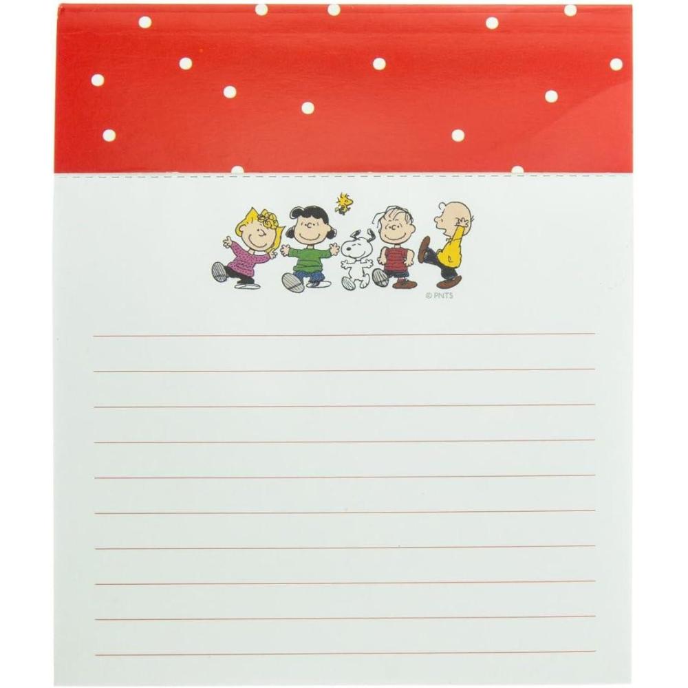 imageGraphique Peanuts Gang Jotter Notepad Pad of Paper w 250 Tearable Ruled Pages Featuring Cute Snoopy and Gang Design Great for Kitchen Counters Nightstands Desks and More 45quot x 55quot x 1quotPeanuts Gang