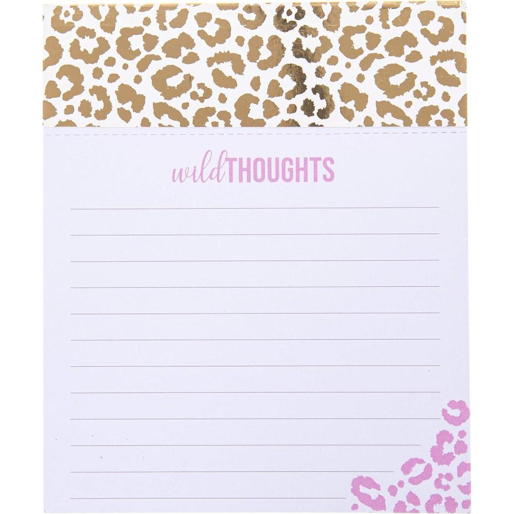 imageGraphique Peanuts Gang Jotter Notepad Pad of Paper w 250 Tearable Ruled Pages Featuring Cute Snoopy and Gang Design Great for Kitchen Counters Nightstands Desks and More 45quot x 55quot x 1quotWild Thoughts