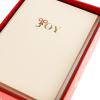 Graphique Joy Christmas Cards, Boxed Set of 15, Classic Holiday Greeting Cards with Envelopes, La Petite Presse Notecards, 3.25″ x 4.75”