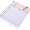 Graphique Peanuts Gang Jotter Notepad, Pad of Paper w/ 250 Tearable Ruled Pages Featuring Cute Snoopy and Gang Design, Great for Kitchen Counters, Nightstands, Desks, and More, 4.5″ x 5.5″ x 1″(Pink Navy Zebra)