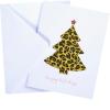 Graphique Peanuts™ Gang and Tree Holiday Cards | Pack of 15 Cards with Envelopes | Blank Inside | Christmas Greetings | Boxed Set | 4.25″ x 5.5″(Leopard Tree)