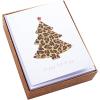 Graphique Peanuts™ Gang and Tree Holiday Cards | Pack of 15 Cards with Envelopes | Blank Inside | Christmas Greetings | Boxed Set | 4.25″ x 5.5″(Leopard Tree)