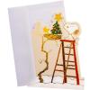 Graphique Peanuts Snoopy Christmas Cards, Boxed Set of 15, Die-Cut Holiday Greeting Cards with Envelopes, Blank Inside, 4.75″ x 6.625”