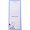 Graphique Happy Snoopy Notepad, 100 Tear-Away Sheets for Grocery, Gifts & To-Do Lists, Writing Pad for Fridge, Kitchen, Office, Fun Gift(Snoopy Happy Blue)