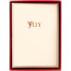 Graphique Joy Christmas Cards, Boxed Set of 15, Classic Holiday Greeting Cards with Envelopes, La Petite Presse Notecards, 3.25″ x 4.75”