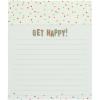 Graphique Peanuts Gang Jotter Notepad, Pad of Paper w/ 250 Tearable Ruled Pages Featuring Cute Snoopy and Gang Design, Great for Kitchen Counters, Nightstands, Desks, and More, 4.5″ x 5.5″ x 1″(Get Happy)