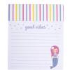 Graphique Peanuts Gang Jotter Notepad, Pad of Paper w/ 250 Tearable Ruled Pages Featuring Cute Snoopy and Gang Design, Great for Kitchen Counters, Nightstands, Desks, and More, 4.5″ x 5.5″ x 1″(Good Vibes)