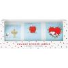 Graphique Peanuts™ Gift Label Rolls | 120 Self-Adhesive Christmas Stickers | 6 Unique Designs with Red Foil Accents | to and from Names | for Holiday Wrapping Paper & Gift Bags(Peanuts)
