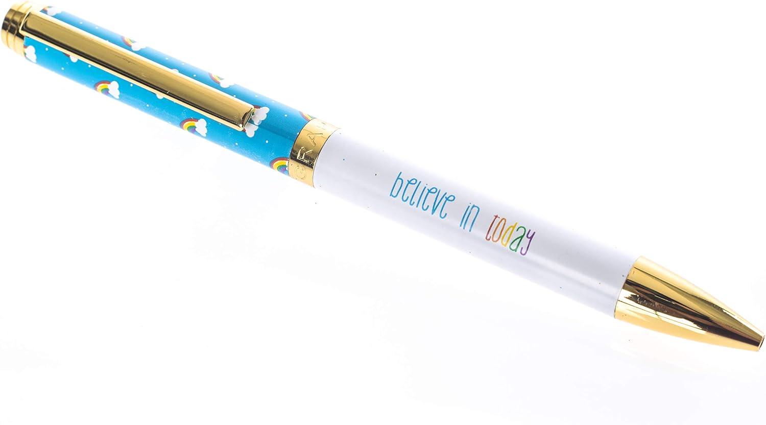 imageGraphique Cute Owl Fashion Pen 55quot Refillable Black Ink Ballpoint Pen w Silver Finish ampamp Matching Gift Box Makes a Beautiful Unique GiftRainbows