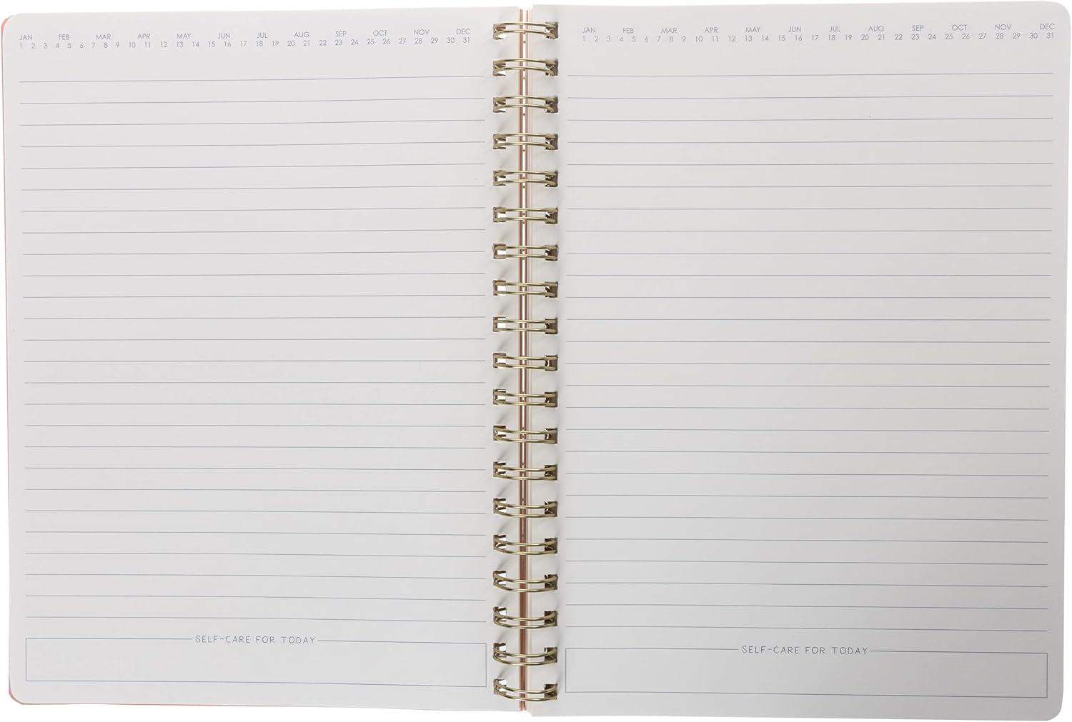 imageGraphique Vegan Leather Spiral Journal Green Today 8 x 10quot 192 Lined Pages quotTodayquot Quote Embellished in Golf Foil on the Cover Perfect for Taking Notes Lists and MoreIm Working