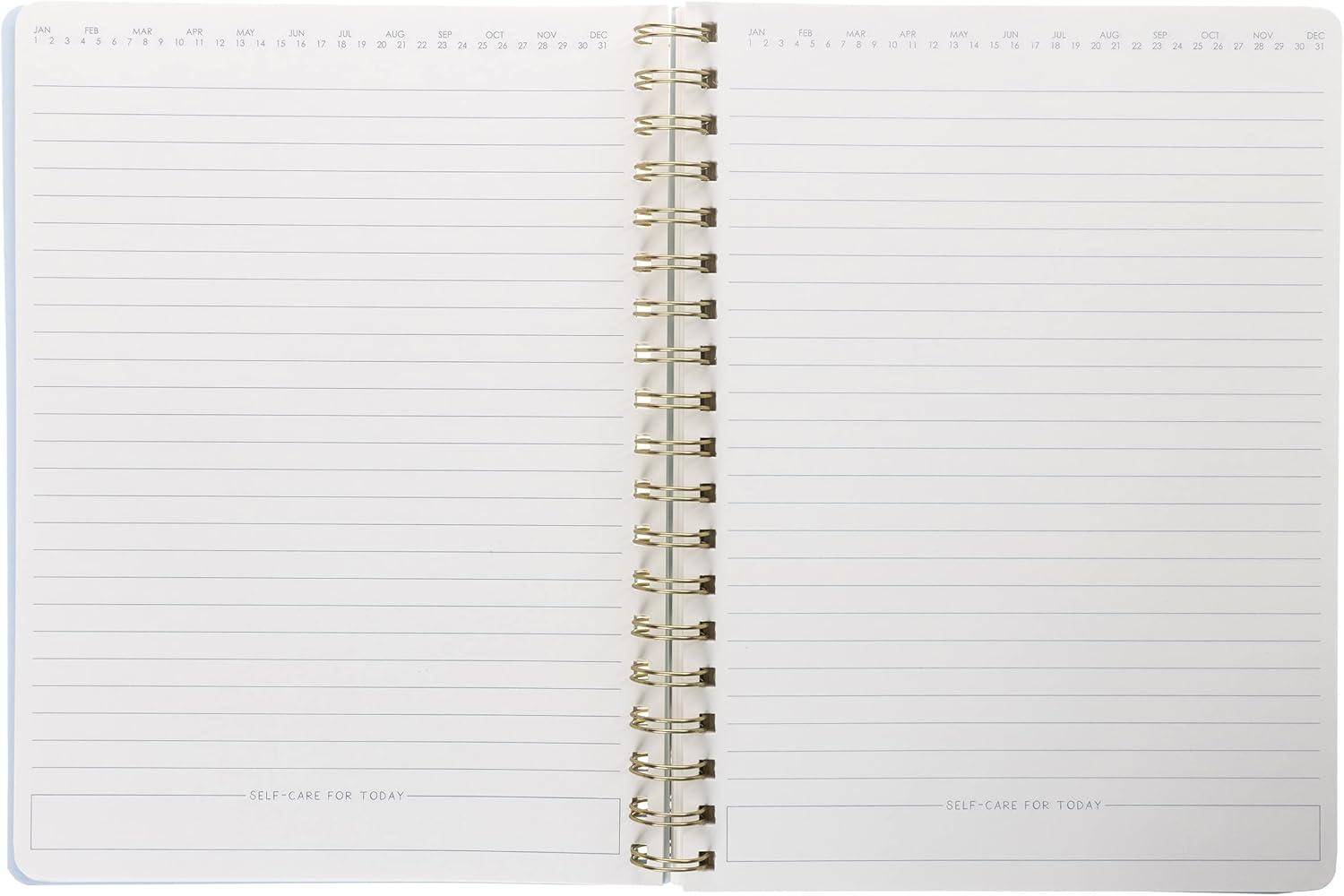 imageGraphique Vegan Leather Spiral Journal Green Today 8 x 10quot 192 Lined Pages quotTodayquot Quote Embellished in Golf Foil on the Cover Perfect for Taking Notes Lists and MoreFocus on Today