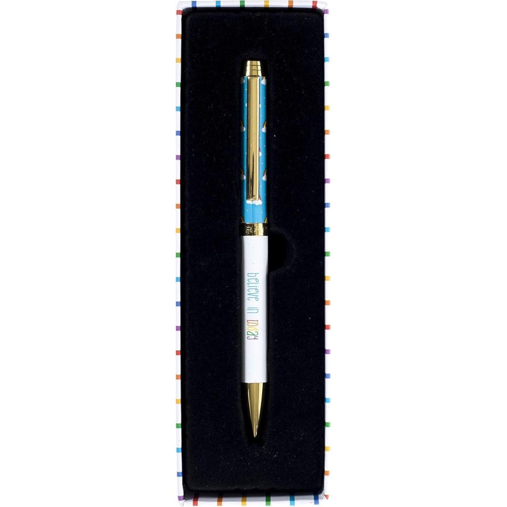 imageGraphique Cute Owl Fashion Pen 55quot Refillable Black Ink Ballpoint Pen w Silver Finish ampamp Matching Gift Box Makes a Beautiful Unique GiftRainbows