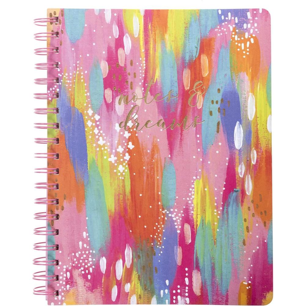 imageGraphique Vegan Leather Spiral Journal Green Today 8 x 10quot 192 Lined Pages quotTodayquot Quote Embellished in Golf Foil on the Cover Perfect for Taking Notes Lists and Morenotes dreams