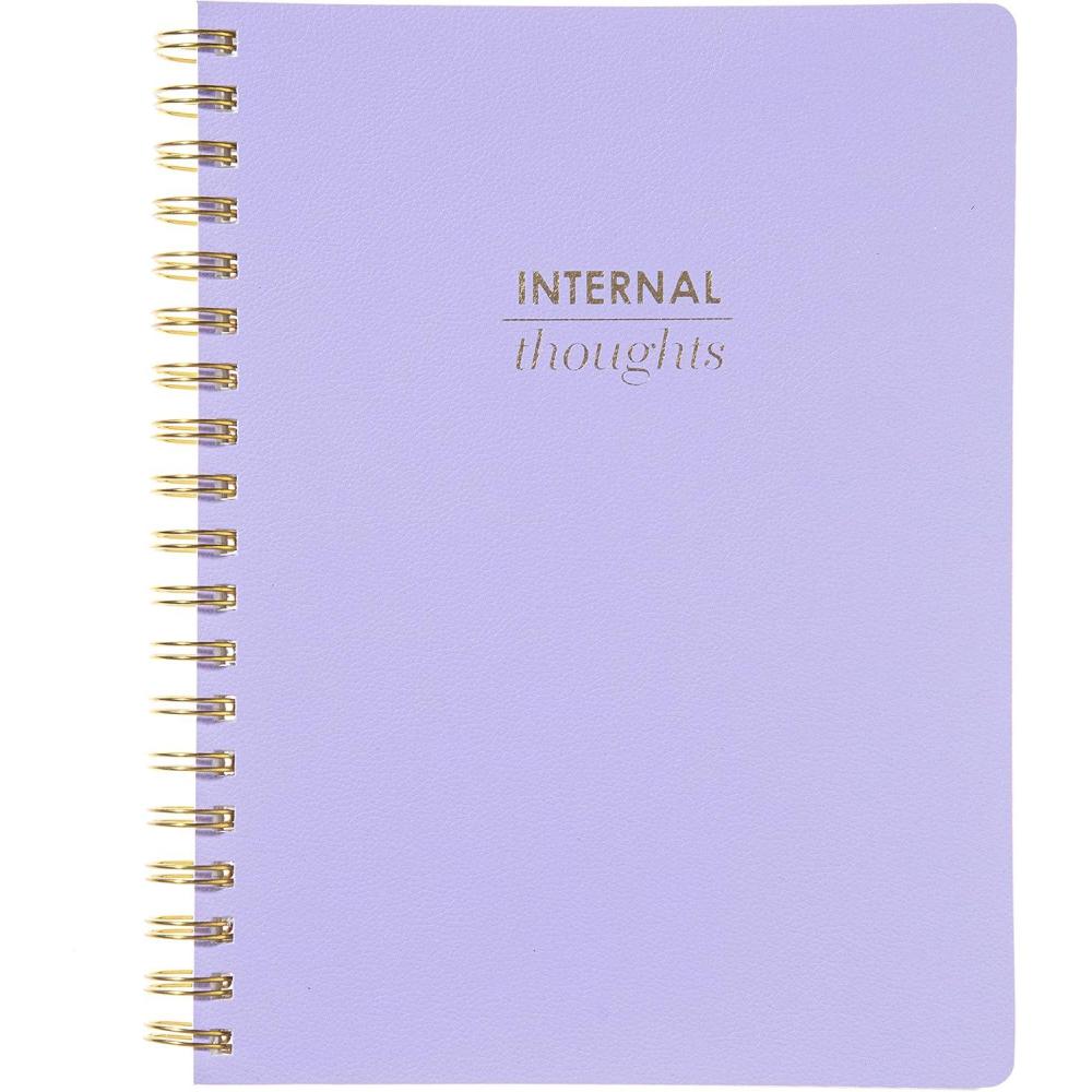 imageGraphique Vegan Leather Spiral Journal Green Today 8 x 10quot 192 Lined Pages quotTodayquot Quote Embellished in Golf Foil on the Cover Perfect for Taking Notes Lists and MoreInternal Thoughts