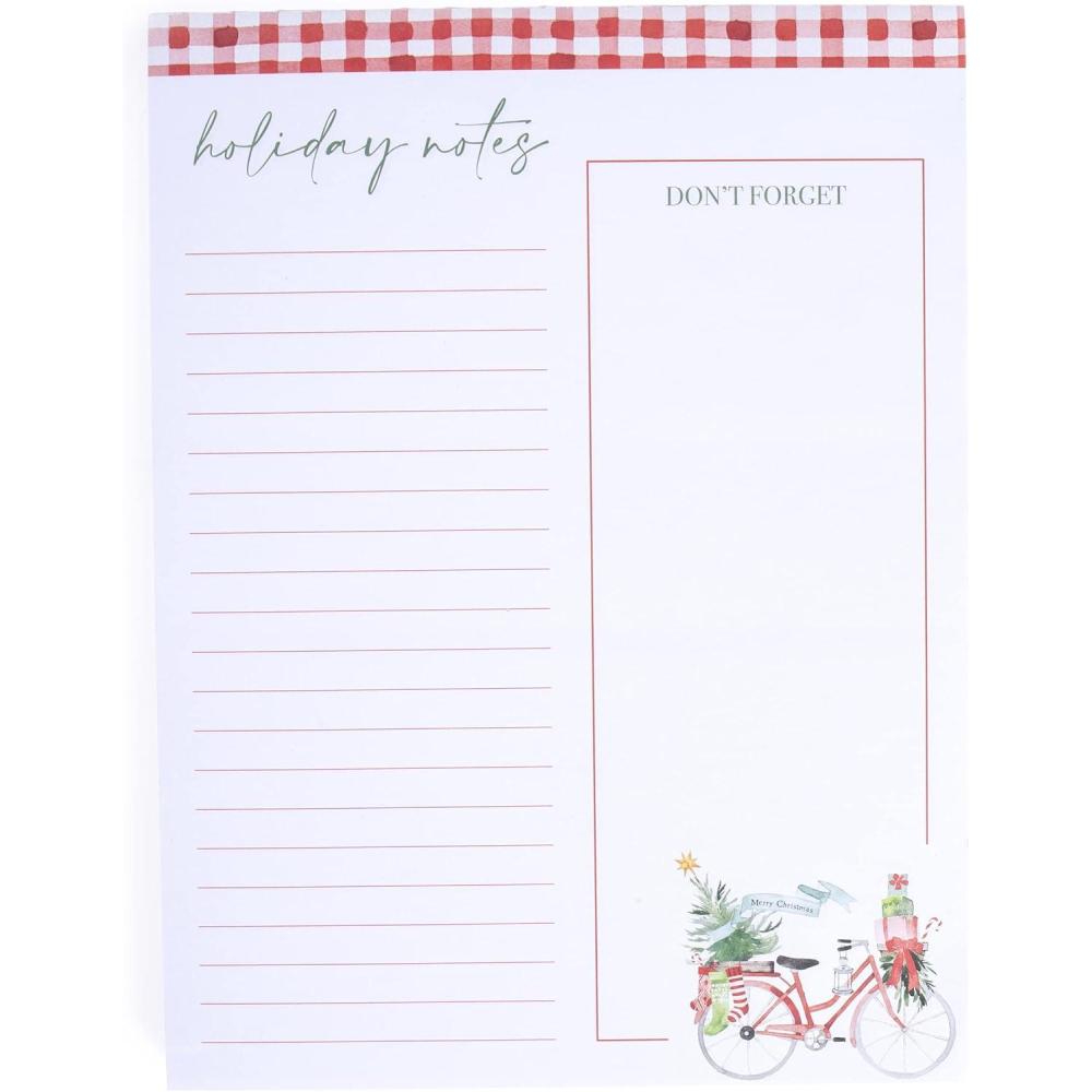imageGraphique Holiday Christmas Bike ToDo List Notepad 150 TearAway Planner Sheets Things to Do Memo Writing Pad Perfect Daily Reminder for School Office Work Homework Projects and MoreChristmas Bike