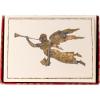 Graphique Chabot Angel Holiday Cards | Pack of 15 Cards with Envelopes | Christmas Greetings | Gold Foil and Embossing | Boxed Set | 3.25″ x 4.75″
