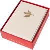 Graphique Angel Cards | Pack of 15 Cards with Envelopes | Christmas Greetings | Blank Inside | La Petite Noel Collection | Embossing and Gold Foil Accents | Boxed Set | 3.25″ x 4.75″