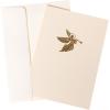 Graphique Angel Cards | Pack of 15 Cards with Envelopes | Christmas Greetings | Blank Inside | La Petite Noel Collection | Embossing and Gold Foil Accents | Boxed Set | 3.25″ x 4.75″