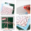 Holiday Calendar Sleeves by Graphique, Set of 3, Christmas Gift Wrap Fits Standard 12” x 12” Monthly Wall Calendars, Decorative Protective Calendar Cover, Peel and Seal Envelope, 12.5” x 12.5”
