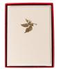 Graphique Angel Cards | Pack of 15 Cards with Envelopes | Christmas Greetings | Blank Inside | La Petite Noel Collection | Embossing and Gold Foil Accents | Boxed Set | 3.25″ x 4.75″