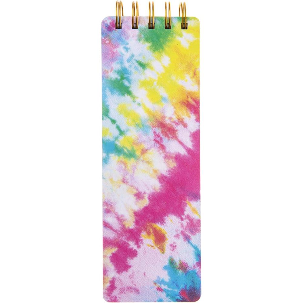 imageGraphique Reporter Journal Tie Dye Design Portable Notebook 150 Lined Sheets 3quot x 875quot  Perfect for Note Taking List Making and Much More