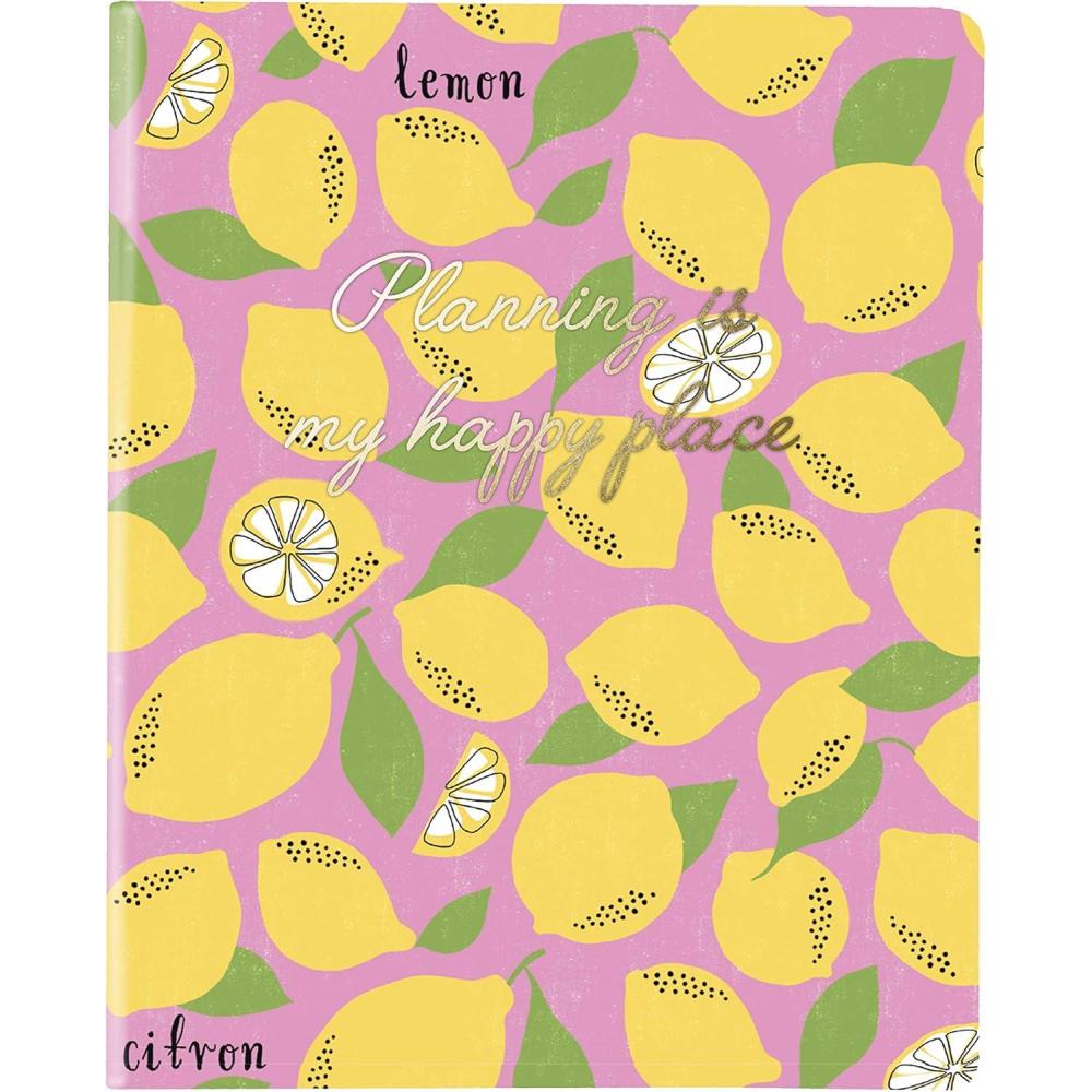 imageGraphique Weekly Vinyl Journal Keep Growing Design 8quot x 10quot 120 Lined Pages Features Year in Review PageLemon